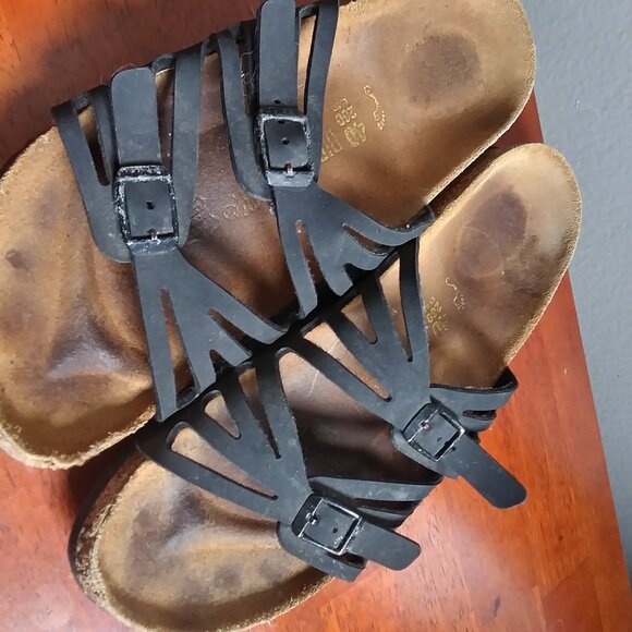 Birkenstock Granada Adjustable 2-strap Sandal Shoes sz 40 US Wm sz 9 / sz 7 Men - Picture 2 of 15